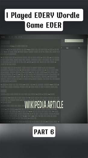 I Played EVERY Wordle Game EVER | redactle game