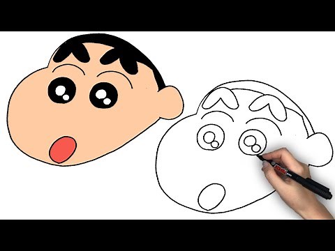 クレヨンしんちゃんの野原しんのすけのかきかた｜How to draw a Shinnosuke#160