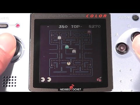 Pac-Man Neo Geo Pocket Color Gameplay Full Screen Version