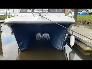 Cheetah Catamaran 8.5m with Twin Mercruiser Diesel Sterndrives 2 x 120HP -- Review and Water Test