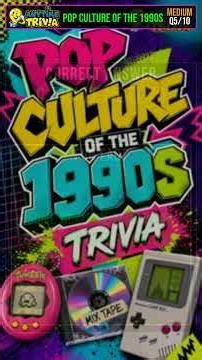 Pop Culture of the 1990s Trivia #Shorts