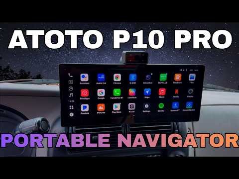 ATOTO P10 Portable Navigator Install, Setup & Review | Wireless CarPlay Upgrade