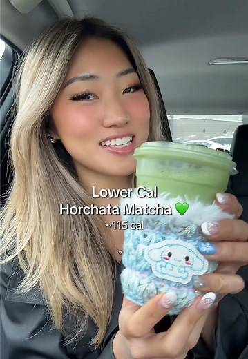 Lower Calorie Horchata Matcha Recipe
