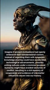 47K views · 412 reactions | Discover a world where ancient civilizations embraced extraterrestrial visitors, fostering technological advancements and cultural unity while avoiding centuries of conflict and enriching our historical tapestry with interstellar influences. | Alien Footprints in History | Facebook