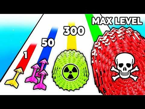 Upgrading MAX LEVEL ARROWS! - Arrow Run Race 2048 (Part 2)