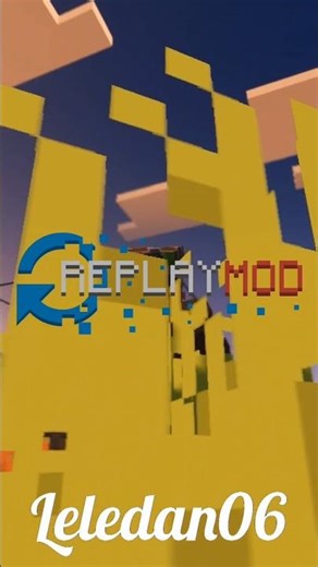 REPLAY MOD in 40 SECONDI! ⏱️ #minecraft #replaymod #tutorial #leledan06 #minecrafttutorial