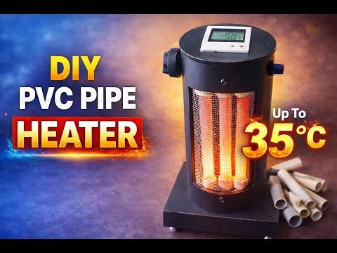 DIY PVC Pipe Heater | Scrap PVC se 35°C Room Heater | Low Budget Heater