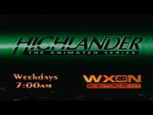 Highlander The Animated Series promo 1995