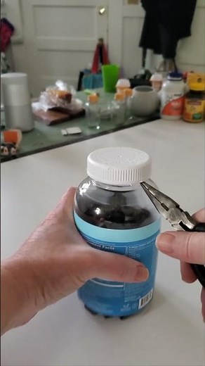 Push Down & Turn Child Proof Bottles