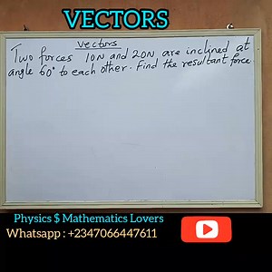 2K views · 64 reactions | PARALLELOGRAM LAW OF VECTORS ADDITION I made this video two years ago. Enjoy the lesson #physics | Physics & Mathematics lovers | Facebook