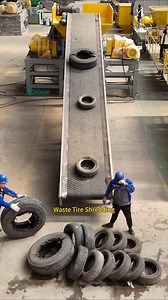 409K views · 2.8K reactions | Waste Rubber Tire Shredding Line, Industrial Double Shaft Shredder. #tirerecycling #tyrerecycling #wastetire #wasterubber #rubberrecycling #oldtire #rubbercrumb | Henan Recycle Environmental Protection Equipment Co., Ltd | Facebook