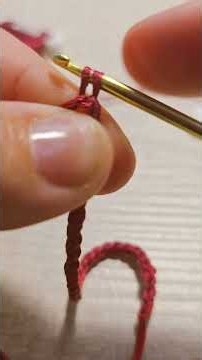 How to make an i-cord using two strands.