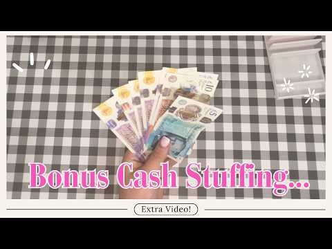 BONUS CASH STUFFING...DID I COMPLETE SOME MORE SPRING BINDER CHALLENGES?