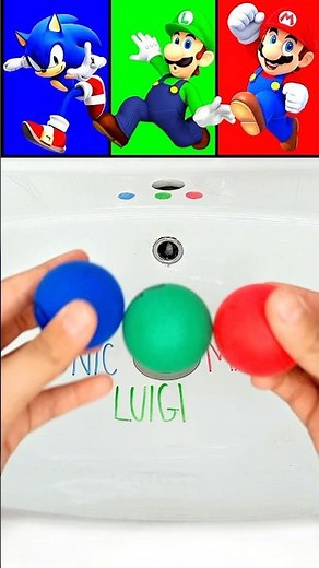 Mega Battle: Sonic vs Luigi vs Mario 🔥 #sonic #usa #luigi #mario