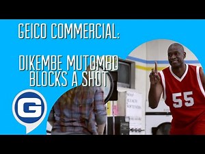 GEICO Commercial - Dikembe Mutombo Blocks A Shot🏀🕸️⛹️🫲 (2013)