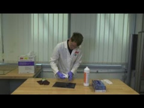 Surface cleaning and applying the 3M VHB Primer 94