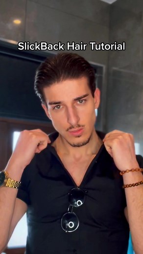 Slickback Hairstyle Tutorial for Men | Step-by-Step Guide