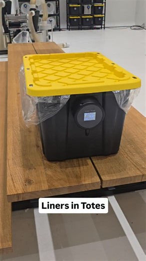 TwisterTech.IO | Liners in totes when curing. We typically don't use totes because they don't seal well. You can add foam tape to help mitigate this. The... | Instagram
