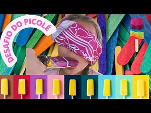 DESAFIO DO PICOLÉ! QUAL O SABOR DO PICOLÉ?
