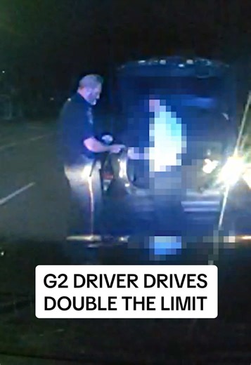 We appreciate your desire to help your friend through his crash out, but your mom is probably not going to like that excuse, and neither do we. This G2 driver was going more than double the speed limit. There is no excuse for Stunt Driving. #cops #police #911 #speeding #copsoftiktok