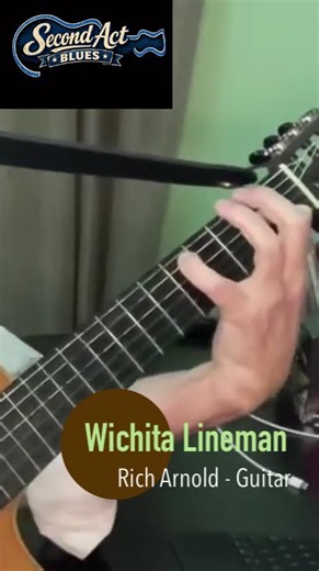 Wichita Lineman — Open G on Nylon-String Guitar
