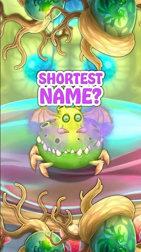 The SHORTEST Monster Name in MSM...