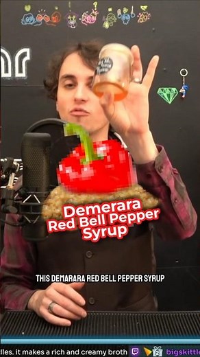 Here's an Easy Recipe for 50 Brix Demerara Red Bell Pepper Syrup