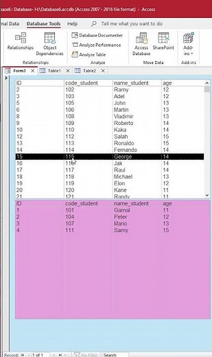 pass values from table to another using ListBox in forms Microsoft access #database