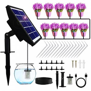 [Hot Item] Solar Powered Water Timer Pump DIY Drip Irrigation Kit