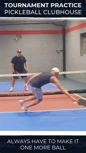 Always one more ball because you never know what will happen. #pickleball #crbn #byltforlife