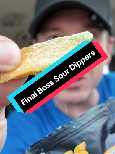 Final Boss Sour Dippers Real Fruit Sour Candy @finalbosssour