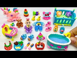 DIY Miniature Nurseries and Babies Ideas | DIY How To Make Polymer Clay Miniature Baby Set