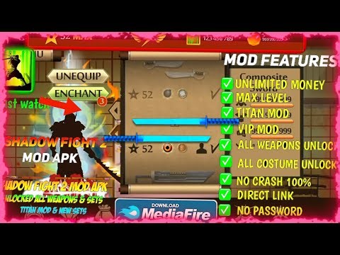 Shadow Fight 2 Mod Apk 2.34.6 Latest Version 2025 - Unlimited Money, Max Level 52 Vip Mod Hack apk