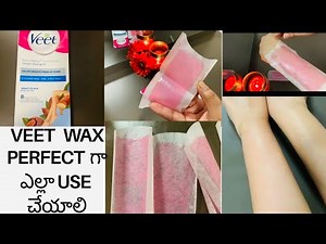Veet Wax Review +Demo | How To use Veet Wax Strips ?? Waxing at Home | ఇంట్లోనే waxing చేయడం ఎల్లా