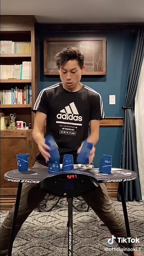 Speed Stacking: Expertly Stacked Cups in Record Time