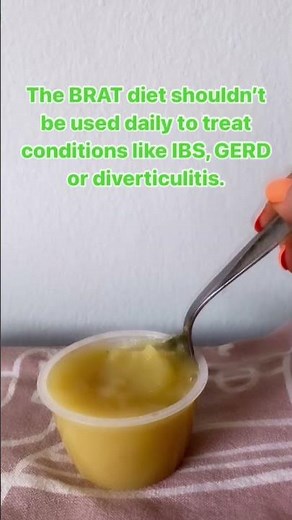 What is the BRAT diet and when you should follow the BRAT diet