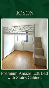 15K views · 42 reactions | PREMIUM AMAZE LOFT BED WITH STAIRS CABINET #LoftBed #GawangJoson #CraftedforComfortTrustedforQuality #JosonFurniture | JOSON | Facebook