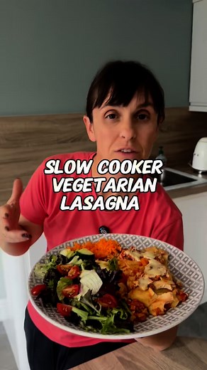 53 reactions | Slow Cooker Vegetarian Lasagna  Save this recipe for...