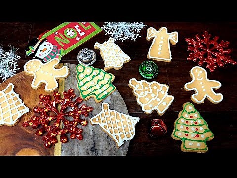 EASY Sugar Cookies with icing recipe - Episode 1034