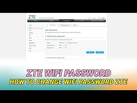 ZTE Wifi Password Change | How To Change Wifi Password ZTE F670L