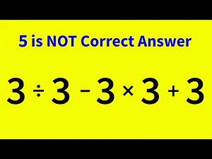95% Get This Simple Math Problem WRONG!