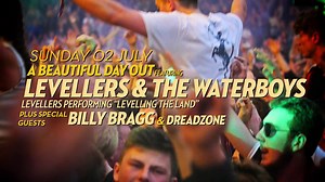 A Beautiful Day Out with Levellers, The Waterboys, Billy Bragg & Dreadzone on Sunday 02 July at Manchester's Castlefield Bowl. Tickets are available from http://gigst.rs/SOTC | The Levellers
