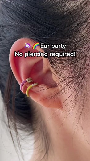 Stylish Enamel Ear Cuffs - Easy to Slide On | Adorn Mode