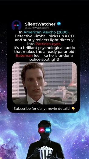 The genius interrogation trick in American Psycho 💿 #shorts
