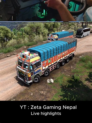 Experience Sim Driving in Nepal Map with Zeta Gaming Hub