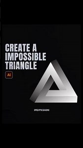 Create an Impossible Triangle in Adobe Illustrator 🔺 | Optical Illusion Tutorial