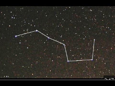 Constelaciones: dibujando las estrellas