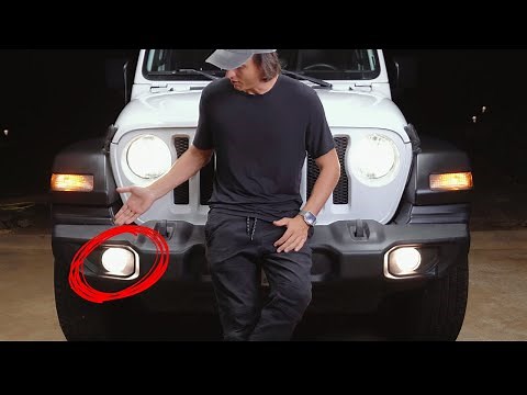 Hot to Replace Fog Light Bulb on Jeep Wrangler 2018-2026 JK and Gladiator JT Fixty #Fixty