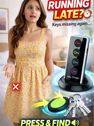 Always losing keys, wallets, or the TV remote? I’ve been trying this wireless key finder locator and it’s made daily life feel so much calmer. It comes with a simple transmitter and four color-coded receivers you can attach to keys, wallets, bags, or even pet collars. Just press the matching button and follow the sound to find your item, no phone or app needed. The loud beep helps in busy homes, and the built-in LED flashlight is handy at night. If you’re looking for a key finder for elderly par