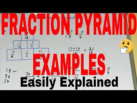 Fraction pyramid|Fraction pyramid example|How to solve fraction pyramids|Fraction pyramid explained